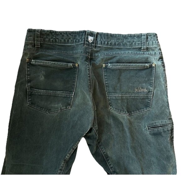Kuhl Rydr Pants Mens 38x30 Black Stretch Cotton Rugged Outdoor Hiking Workwear - Picture 11 of 15